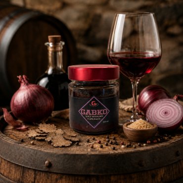 Chilis - szarvasgombás - vörösboros lilahagymalekvár 220ml